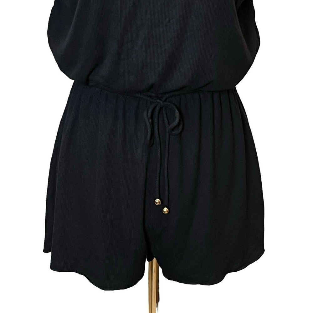 Superdown Laney Drawstring Romper. Revolve. Black… - image 5